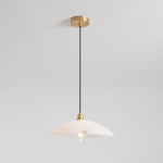Load image into Gallery viewer, Alabaster Dome Pendant Light
