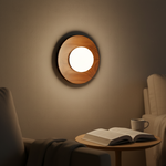 Load image into Gallery viewer, Nordic Minimalist Natural Wood LED Wall Light