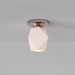 Cargar imagen en el visor de la Galería, Lámpara de techo de cristal Talvior Geometry - Estilo de montaje empotrado de cristal facetado