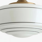 Cargar imagen en el visor de la Galería, Lámpara de Techo Moderna Nalaviro - Pantalla de Vidrio para Sala y Recibidor