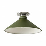 Cargar imagen en el visor de la Galería, Aurenza Modern Industrial Flush Mount: Elegante lámpara de techo para interiores residenciales