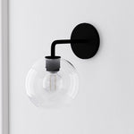 Load image into Gallery viewer, Selvion Art-Glass Globe Wall Sconce – Elegant Modern Wall Light for Bathrooms, Halls & Living Spaces