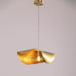 Load image into Gallery viewer, Hammered Brass Suspension Light