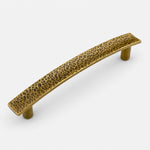 Cargar imagen en el visor de la Galería, 160 millimeter hammered brass cabinet pull