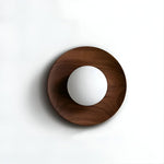 Load image into Gallery viewer, Nordic Minimalist Natural Wood LED Wall Light