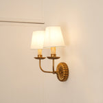 Charger l'image dans la visionneuse de galerie, Applique murale en métal et tissu doux Catina Design classique moderne - Éclairage d'entrée de couloir