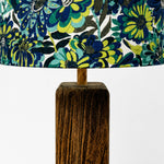 Load image into Gallery viewer, Colorful printed fabric table lamp in a styled interior