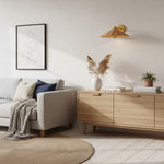 Cargar imagen en el visor de la Galería, Aplique de Pared Doble Clásico Moderno Roven con Brazos Curvos y Pantallas de Tela para Dormitorio y Pasillo