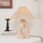Load image into Gallery viewer, Modern Artistic Stone Pillar Travertine Table Lamp M05