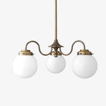 Load image into Gallery viewer, Glorica Glass Modern Decorative Glass Globe Chandelier – Modern Ceiling Light Fixture for Dining Rooms & Living Spaces