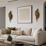 Cargar imagen en el visor de la Galería, Wabi-Sabi Sculptural Resin Disc Wall Sconce
