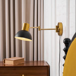 Load image into Gallery viewer, Adjustable Arm Plug In Wall Lamp