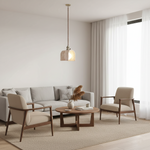 Load image into Gallery viewer, Alagusmo Minimalist Travertine Pendant Light