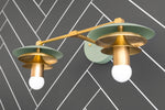 Load image into Gallery viewer, Artivo Layered Dual Heads Wall Sconce – Scandinavian Minimalist Designer Wall Sconce for Vanity or Corridor