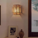 Load image into Gallery viewer, Bohemian Vintage Hand Woven LED Wall Light