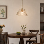 Bild in Gallery-Viewer laden, Brass and Clear Glass Dome Pendant Light