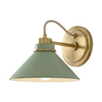 Cargar imagen en el visor de la Galería, Aplique de pared Aurenza con brazo curvo y forma de globo: lámpara de pared industrial moderna para baño, dormitorio y pasillo.