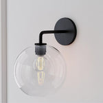 Load image into Gallery viewer, Selvion Art-Glass Globe Wall Sconce – Elegant Modern Wall Light for Bathrooms, Halls & Living Spaces