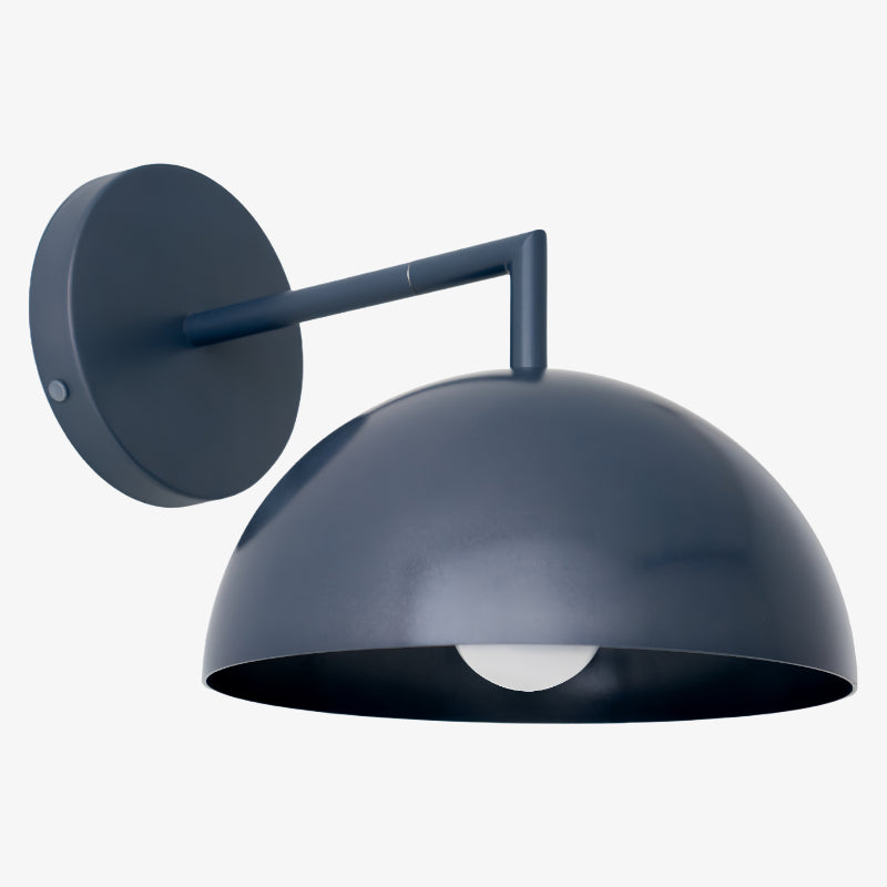 Metio Dome Wall Sconce – Mid-Century Dome Shade for Living Room