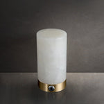 Bild in Gallery-Viewer laden, Totem Alabaster Tischlampe (eingebauter Akku)