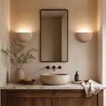 Charger l'image dans la visionneuse de galerie, Off white wall sconce scene and detail image