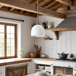 Load image into Gallery viewer, Farmhouse Pendant Light – Vanity Pendant Light With Colorful Dome Design