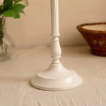 Load image into Gallery viewer, White metal lamp base detail