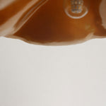 Charger l'image dans la visionneuse de galerie, Vintage Wavy Pendant Light with Aged Metal Shade