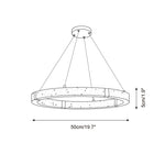 Load image into Gallery viewer, Dainolite Circle Chandelier