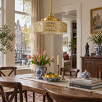 Charger l'image dans la visionneuse de galerie, Vintage Adjustable Glass Pendant Light