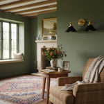 Cargar imagen en el visor de la Galería, Aplique doble de metal negro Conique con pantallas cónicas - Aplique industrial de pared para espejo