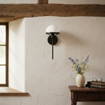 Load image into Gallery viewer, Ornato Luxe Minimalist Black Matte Wall Lamp - Contemporary Wall Mounted Fixture for Bedroom