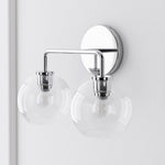 Load image into Gallery viewer, Selvion Art-Glass Globe Wall Sconce – Elegant Modern Wall Light for Bathrooms, Halls & Living Spaces