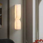 Cargar imagen en el visor de la Galería, Lámpara de Pared Rectangular Moderna de Alabastro – Aplique Minimalista para Dormitorio, Pasillo y Sala