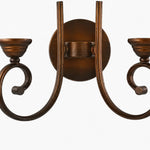 Charger l'image dans la visionneuse de galerie, Two-light wall sconce backplate detail