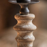 Load image into Gallery viewer, Close view of turned wood texture and profile