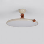 Load image into Gallery viewer, Round Flying Disc Ceiling Light - Retro Style Metal Acrylic