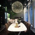 Load image into Gallery viewer, Silver Spark Ball Pendant Light
