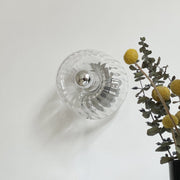 Plafonnier contemporain en laiton et verre Clara Rays