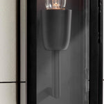 Load image into Gallery viewer, Ferrix Glass Outdoor Wall Light - Industrial Outdoor Porch Light