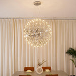 Load image into Gallery viewer, Silver Spark Ball Pendant Light