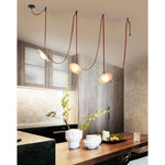 Charger l'image dans la visionneuse de galerie, Lampe suspendue Light Rail en cuir