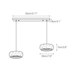 Load image into Gallery viewer, Travertine Drum Pendant Lamp