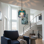 Load image into Gallery viewer, Vintagia Artistic Stained Glass Pendant Light - Vintage Tiffany Style for Kitchen Island