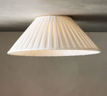 Load image into Gallery viewer, Luvora Conical Pleated Ceiling Light - Round Linen Shade Flush Mount