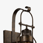 Cargar imagen en el visor de la Galería, Aplique de Pared Industrial Cilíndrico Ivoran - Diseño de Pantalla de Vidrio, Iluminación Moderna de Pared U12