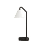 Bild in Gallery-Viewer laden, Conica Skulpturale Kegeltischlampe - Moderne Glasbeleuchtung für Schlafzimmer oder Schreibtisch