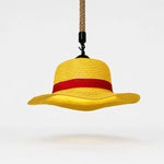 Cargar imagen en el visor de la Galería, Novelty Straw Hat Pendant Lamp