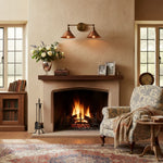 Load image into Gallery viewer, Conique Metal Industrial Wall Sconce – Dual Cone Copper Vanity Light