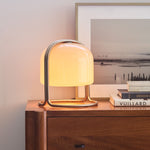 Load image into Gallery viewer, Delvora Contemporary Dome Shade Table Lamp – Perfect for Nightstands & Reading Corners